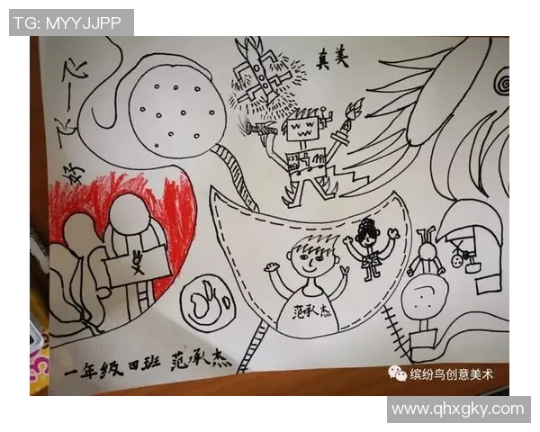 幼儿园老师用画笔描绘足球明星的精彩瞬间与梦想之旅